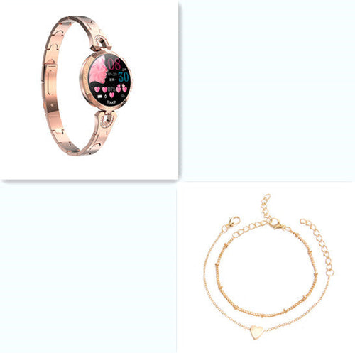 Fashion Women's Smart Watch Waterproof Wearable Device Heart Rate