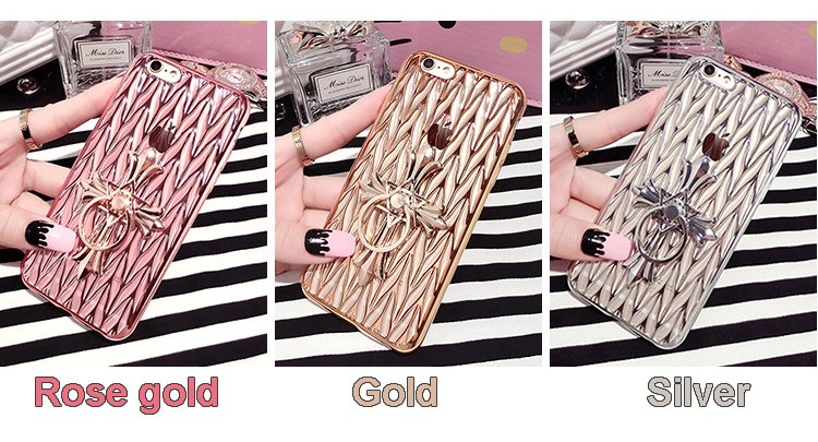 Luxury Plated Ring Holder iPhone Case