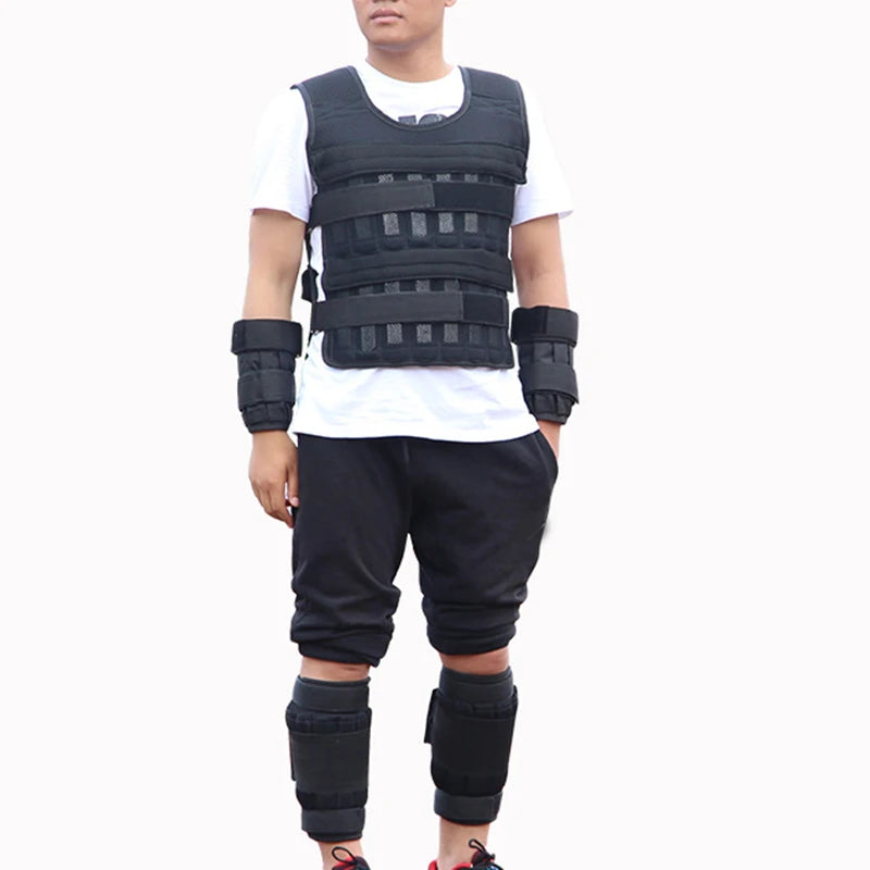 20kg Weighted Vest Adjustable Loading Weight Jacket Exercise