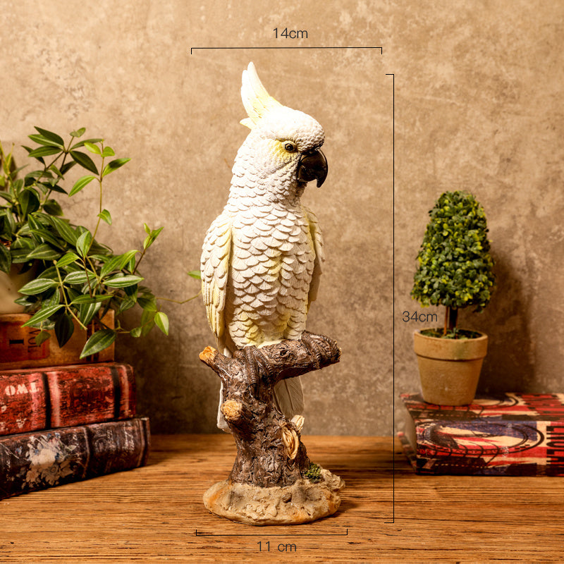 Parrot Ornaments Simulation Decoration Fake Bird Model Living Room Outdoor Crafts