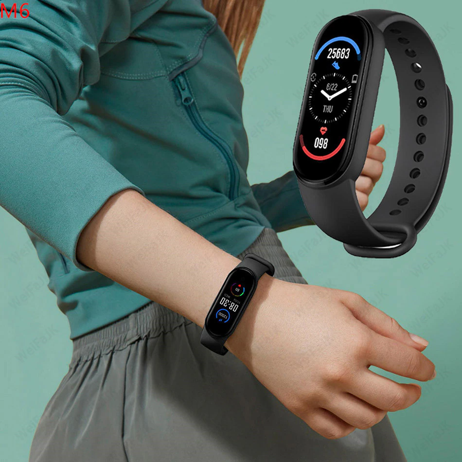 M4 Smart Watch Band Blood Pressure Bracelet Wristband Fitness Tracker