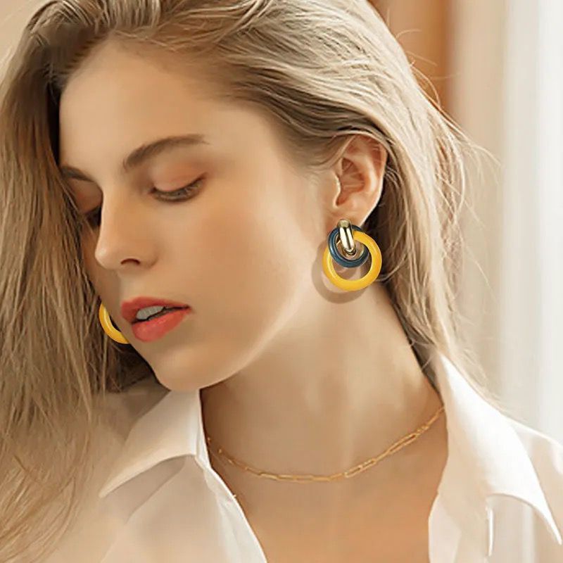 Women's Elegant Long Internet Famous Personalized Earrings