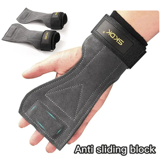 2Pcs Gym Gloves Fitness Hand Palm Protection Equipment Anti Slip And
