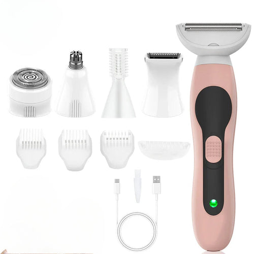 5-in-1 Women's Multifunctional Electric Epilator Rechargeable Hair
