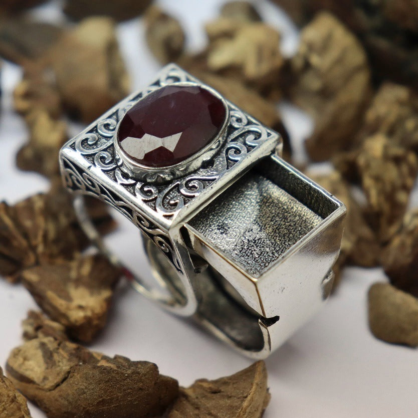 Retro Creative Fashion Pattern Two-piece Ring For Men