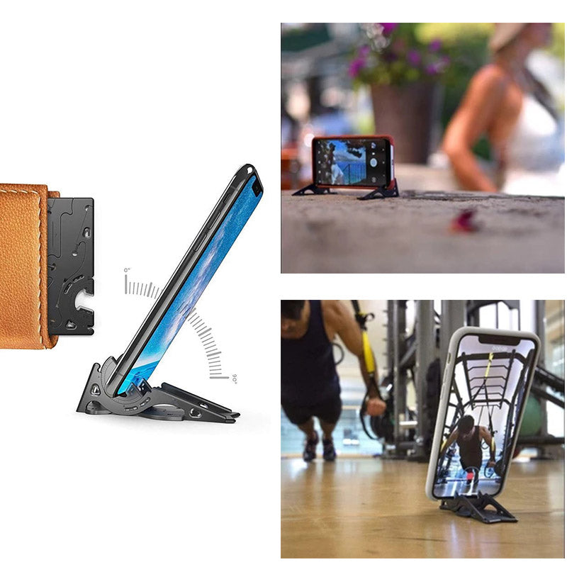 Stabilize Foldable Portable Phone Holder Card Type