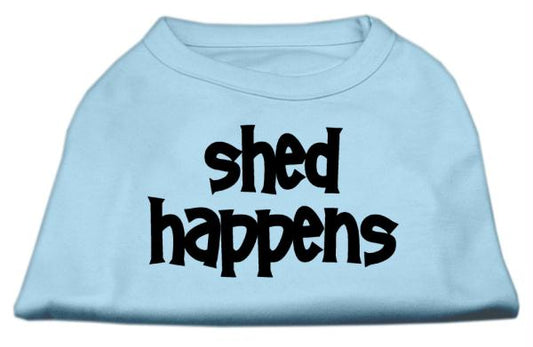 Mirage Pet Products 51-49 XLBBL Shed Happens Screen Print Shirt Baby B
