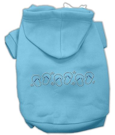 Mirage Pet Products 54-74 LGBBL Beach Sandals Rhinestone Hoodies Baby